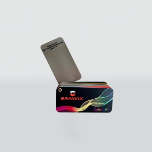 Антигравійна плівка для авто: BRAWIX Color PPF (Matte Liquid Metal Moonlight Silver: Number 142) - 1.52 x 16 м/п