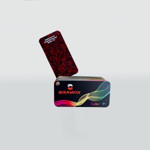 Антигравійна плівка для авто: BRAWIX Color PPF (Carbon Fiber Frost Red: Number 150) - 1.52 x 16 м/п