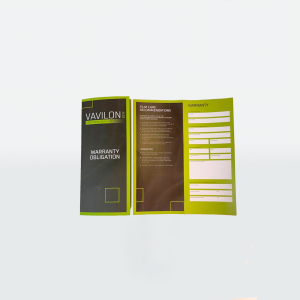 Karta gwarancyjna VAVILON PPF