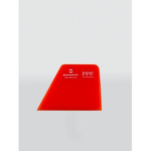 Tool 217 - Вигонка BRAWIX Pink / Red / Orange Squeegee PPF - 7x10 см (скошена)