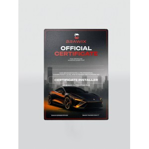 Сертифікат офіційного представника BRAWIX